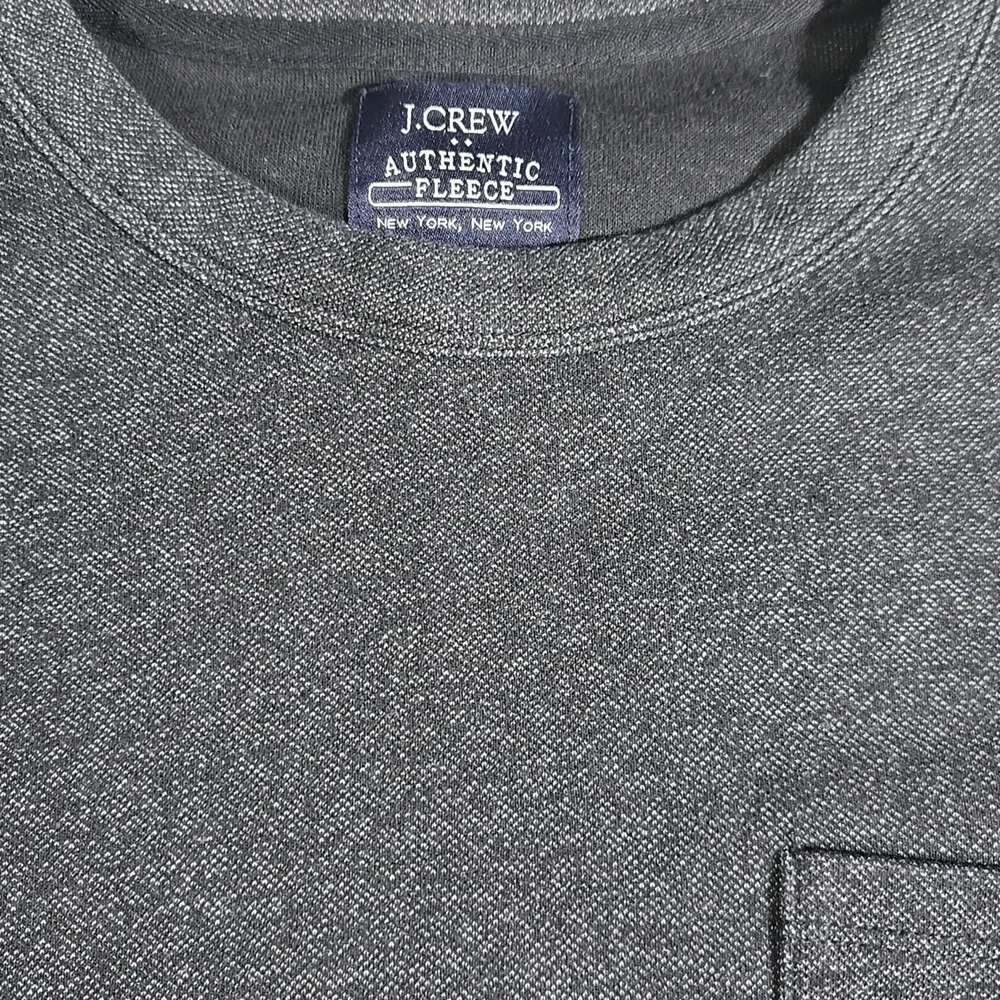 J. Crew Authentic Fleece Men's  Crewneck Sweater With Pocket Size Medium
